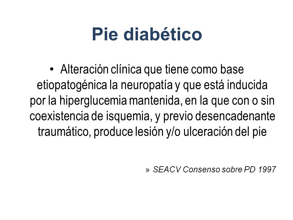 Pie diabético
