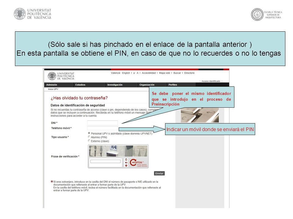 (Sólo sale si has pinchado en el enlace de la pantalla anterior )