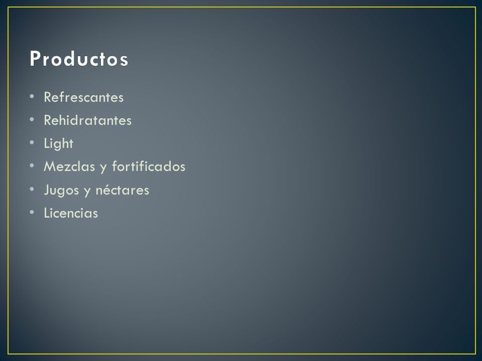 Productos Refrescantes Rehidratantes Light Mezclas y fortificados