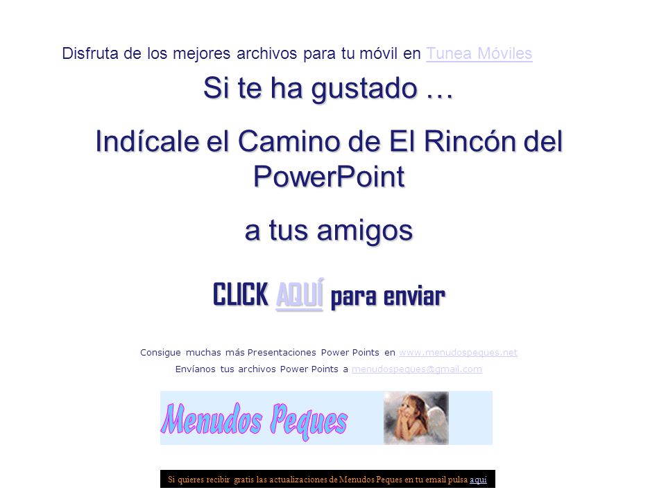 Indícale el Camino de El Rincón del PowerPoint a tus amigos