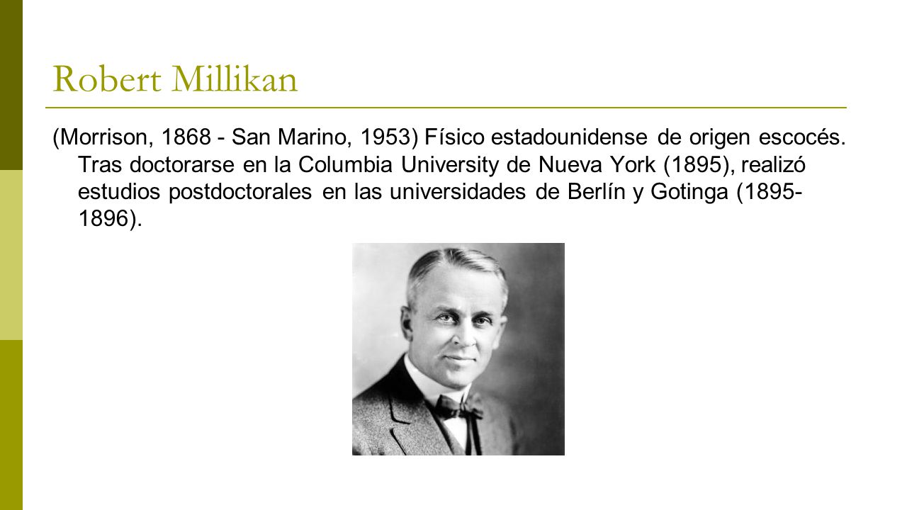 Robert Millikan