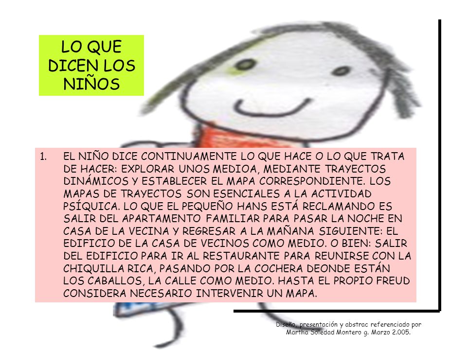 LO QUE DICEN LOS NIÑOS