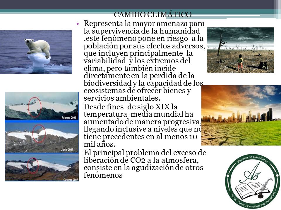 CAMBIO CLIMÁTICO