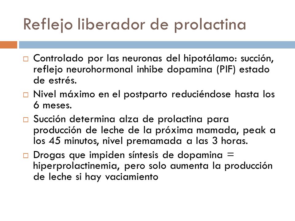 Reflejo liberador de prolactina