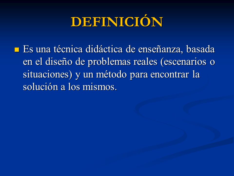 DEFINICIÓN