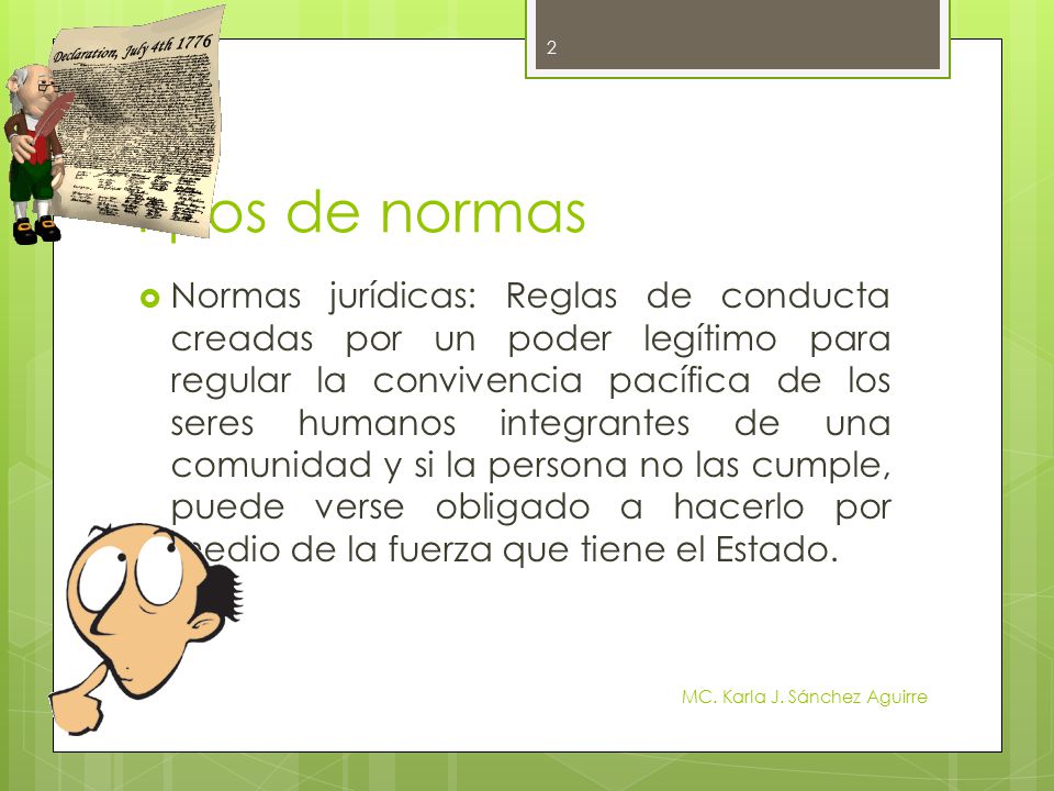 Tipos de normas