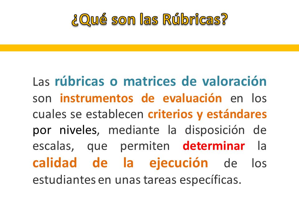 ¿Qué son las Rúbricas