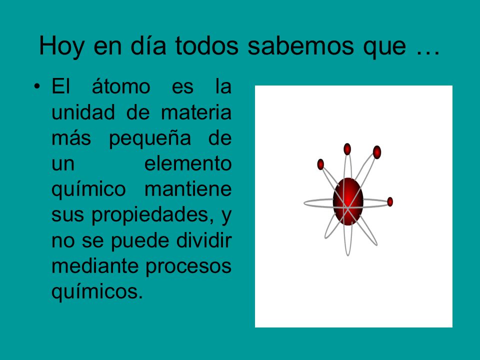 Hoy en día todos sabemos que …