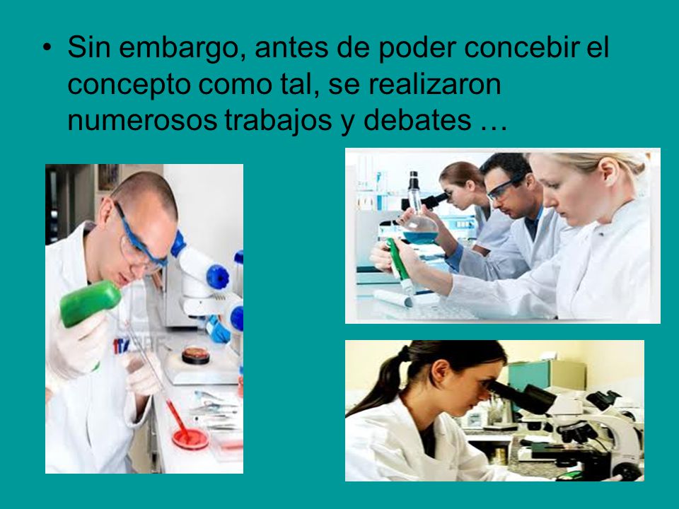 Sin embargo, antes de poder concebir el concepto como tal, se realizaron numerosos trabajos y debates …