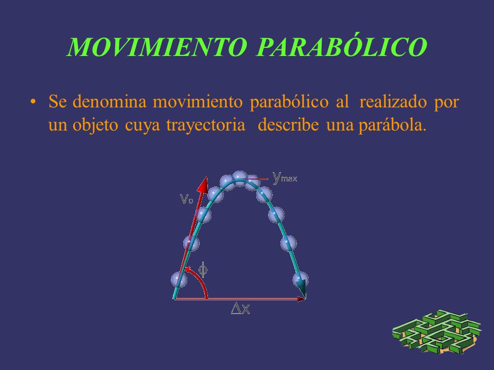 MOVIMIENTO PARABÓLICO