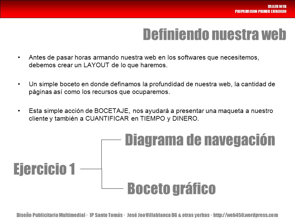 Definiendo nuestra web
