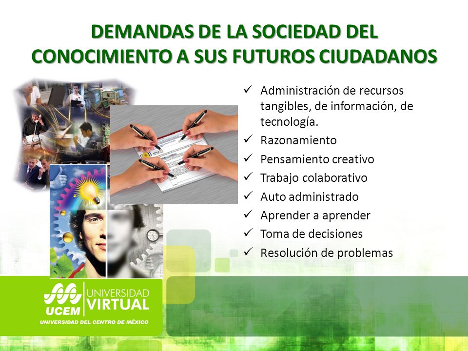 DEMANDAS DE LA SOCIEDAD DEL CONOCIMIENTO A SUS FUTUROS CIUDADANOS