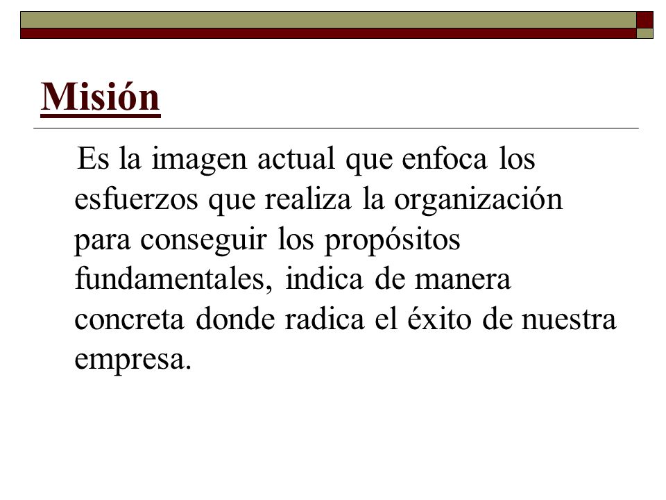 Misión