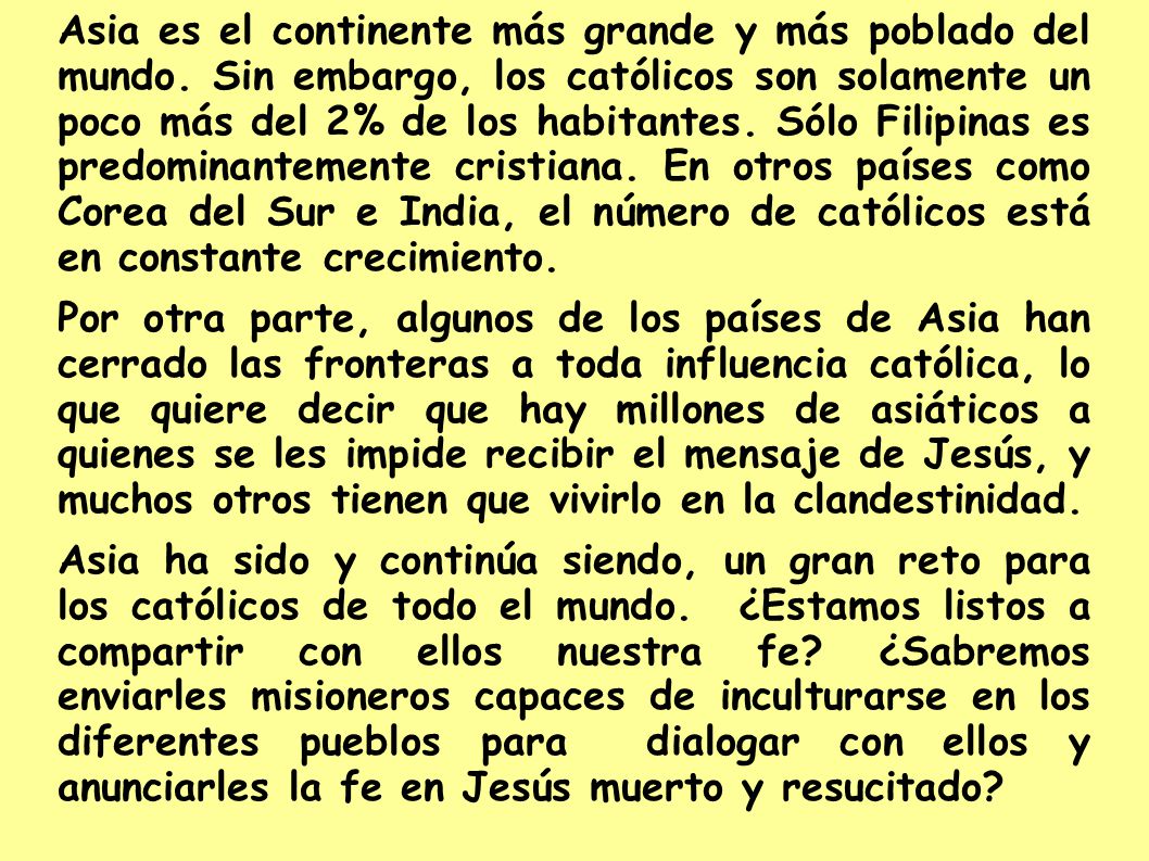 Asia es el continente más grande y más poblado del mundo