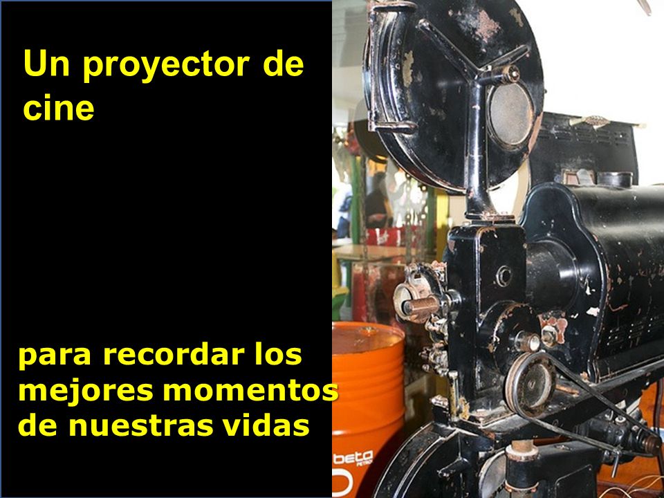 Un proyector de cine para recordar los mejores momentos de nuestras vidas
