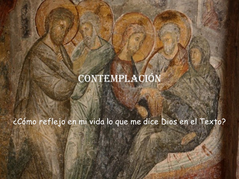¿Cómo reflejo en mi vida lo que me dice Dios en el Texto