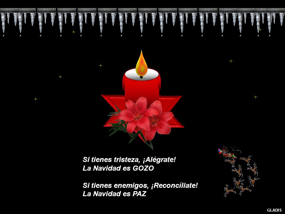 Si tienes tristeza, ¡Alégrate! La Navidad es GOZO