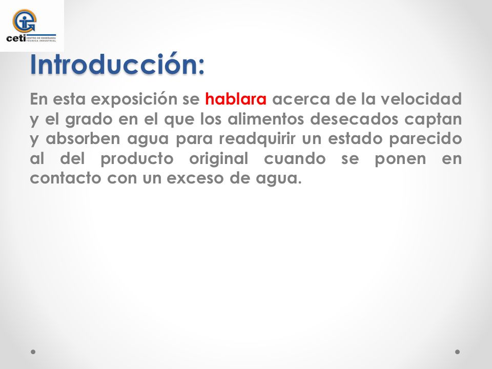 Introducción: