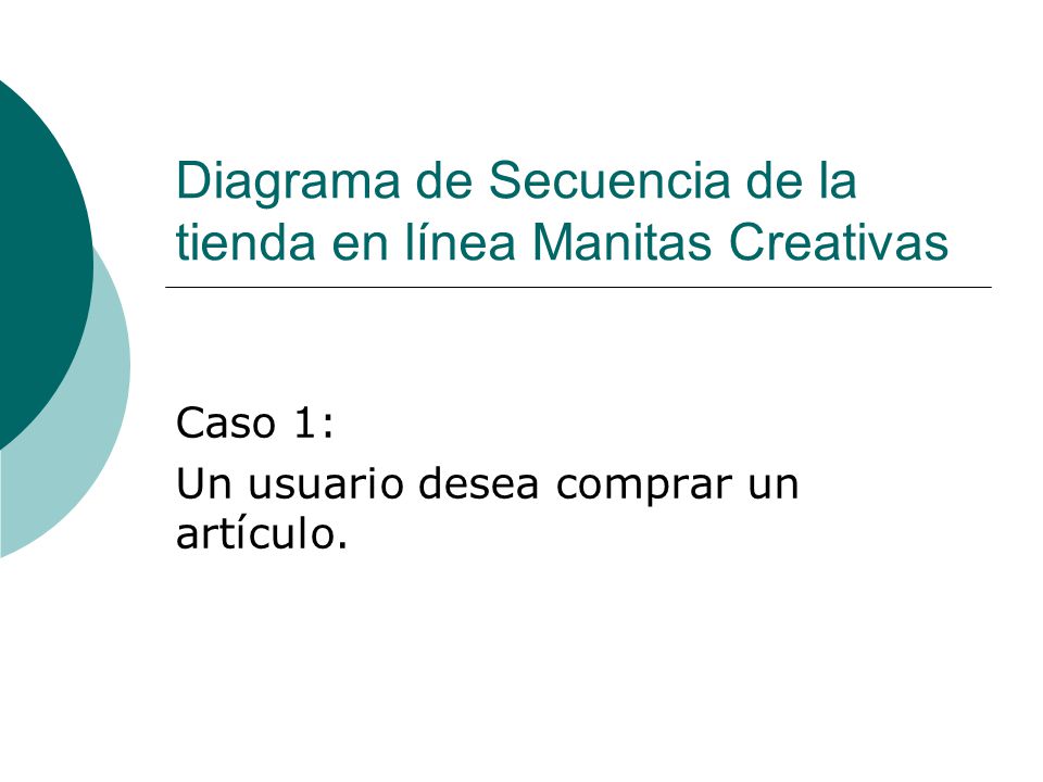 Diagrama de Secuencia de la tienda en línea Manitas Creativas