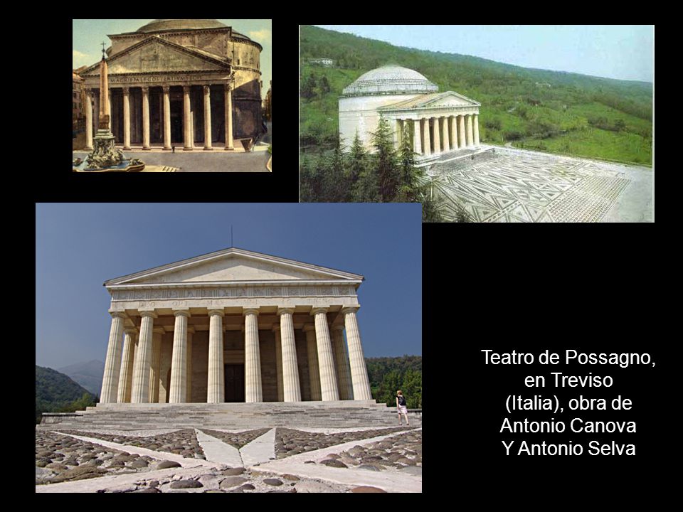 Teatro de Possagno, en Treviso (Italia), obra de Antonio Canova