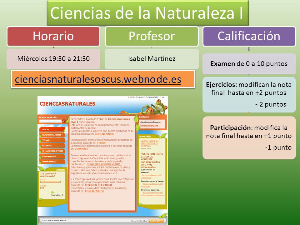 Ciencias de la Naturaleza I