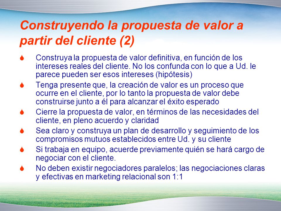 Construyendo la propuesta de valor a partir del cliente (2)