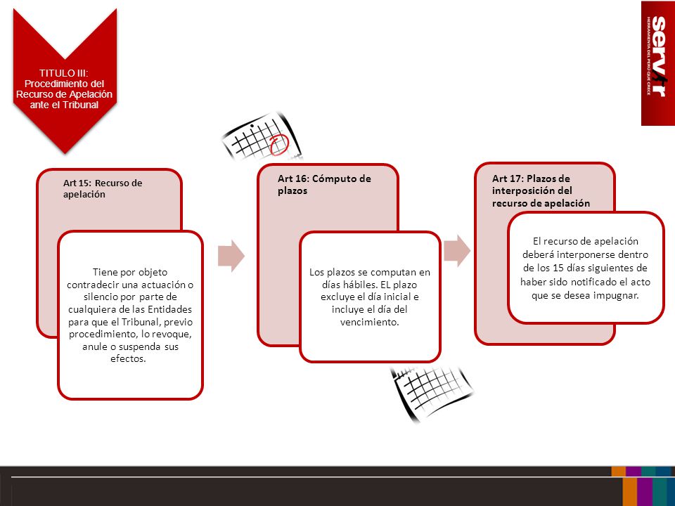 TITULO III: Procedimiento del Recurso de Apelación ante el Tribunal