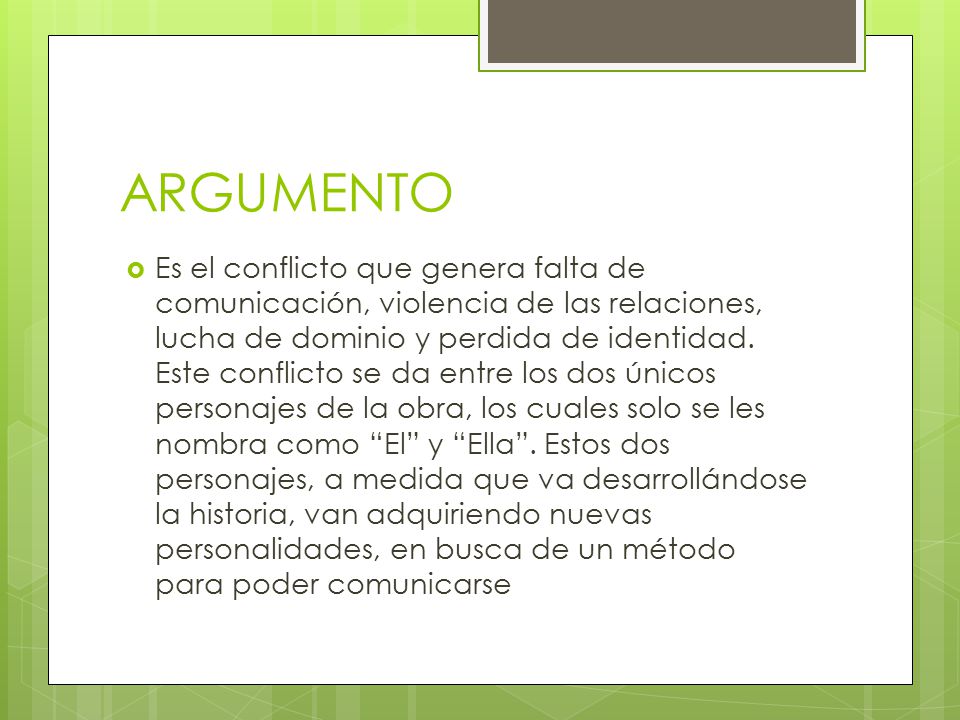 ARGUMENTO