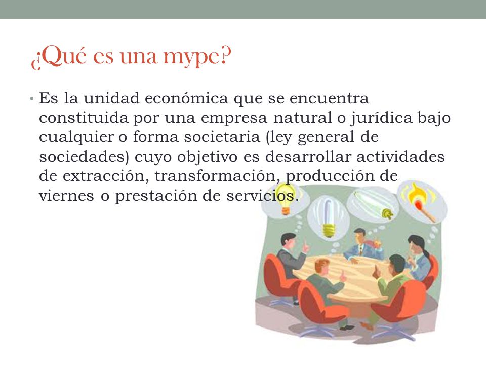 ¿Qué es una mype