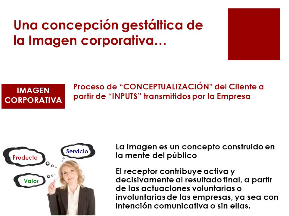 Una concepción gestáltica de la Imagen corporativa…