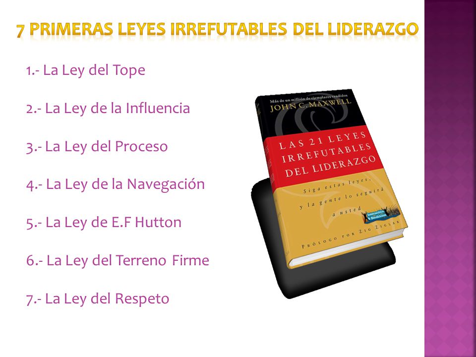 7 Primeras Leyes Irrefutables del Liderazgo