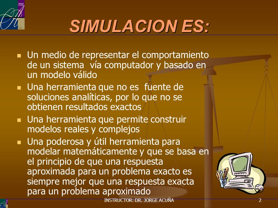 INSTRUCTOR: DR. JORGE ACUÑA