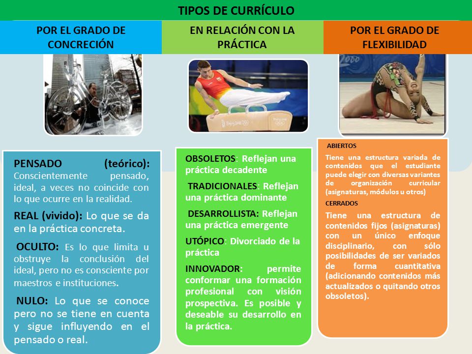 POR EL GRADO DE CONCRECIÓN POR EL GRADO DE FLEXIBILIDAD