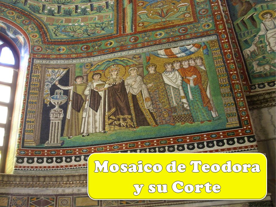 Mosaico de Teodora y su Corte