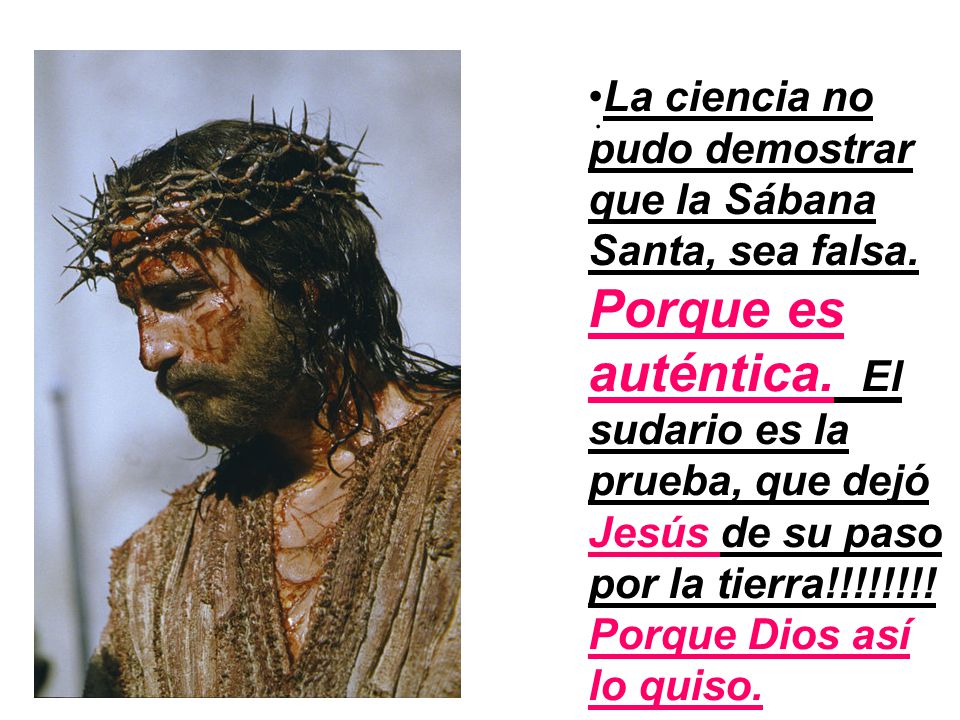 La ciencia no pudo demostrar que la Sábana Santa, sea falsa