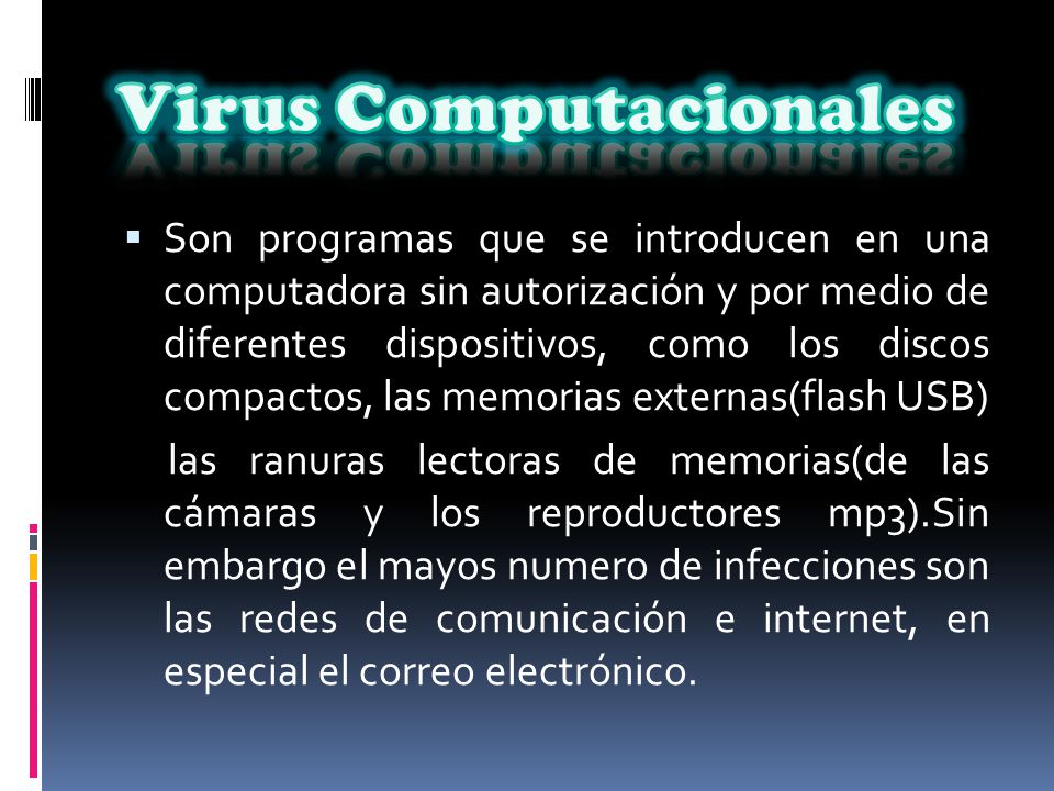 Virus Computacionales