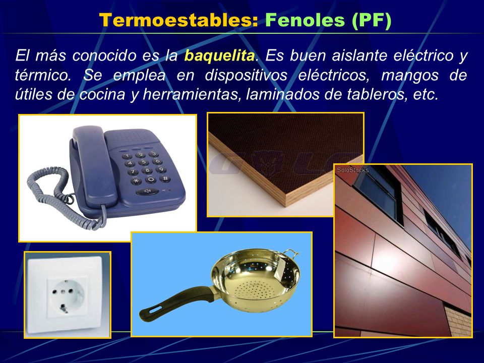 Termoestables: Fenoles (PF)