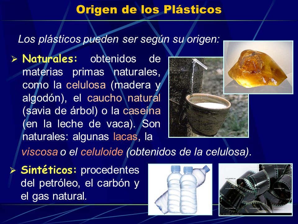 Origen de los Plásticos