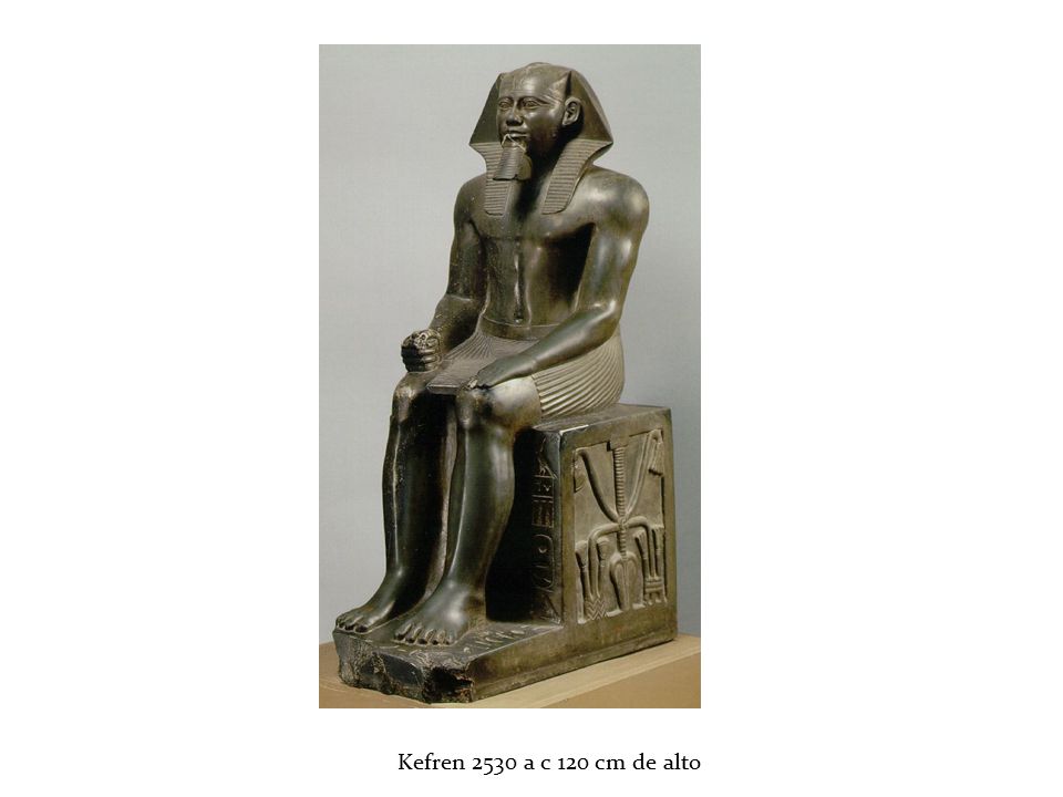 Kefren 2530 a c 120 cm de alto museo de El Cairo Imperio Antiguo, IV dinastía