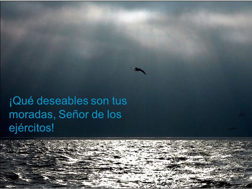 ¡Qué deseables son tus moradas, Señor de los ejércitos!