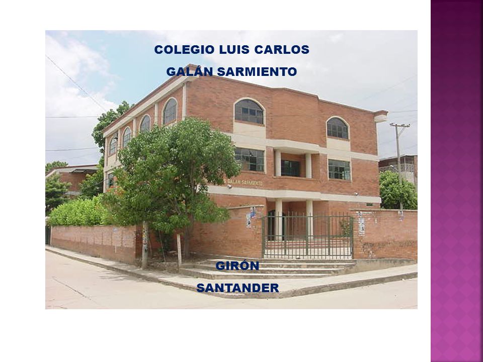 COLEGIO LUIS CARLOS GALÁN SARMIENTO GIRÓN SANTANDER