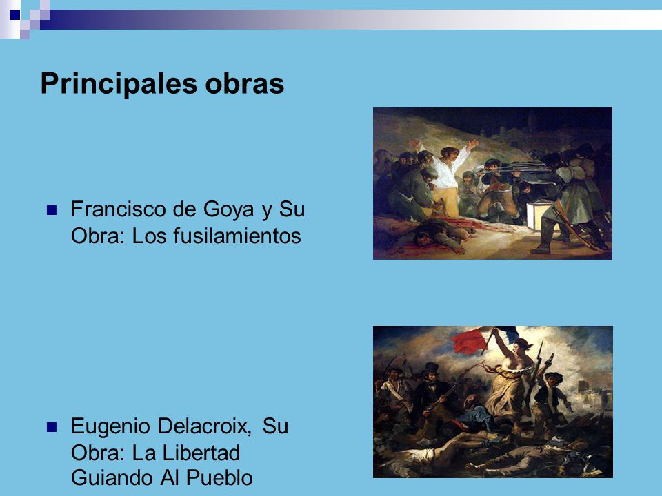 Principales obras Francisco de Goya y Su Obra: Los fusilamientos