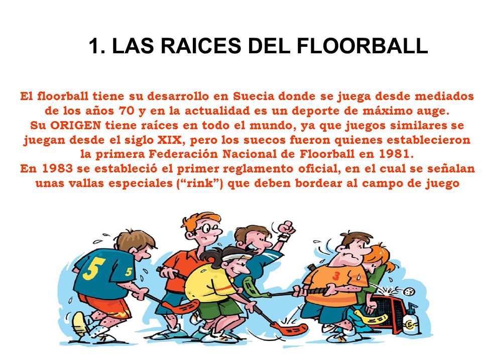 1. LAS RAICES DEL FLOORBALL
