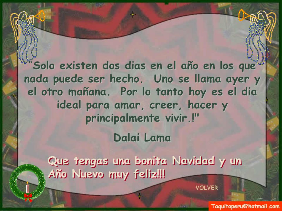 Que tengas una bonita Navidad y un Año Nuevo muy feliz!!!