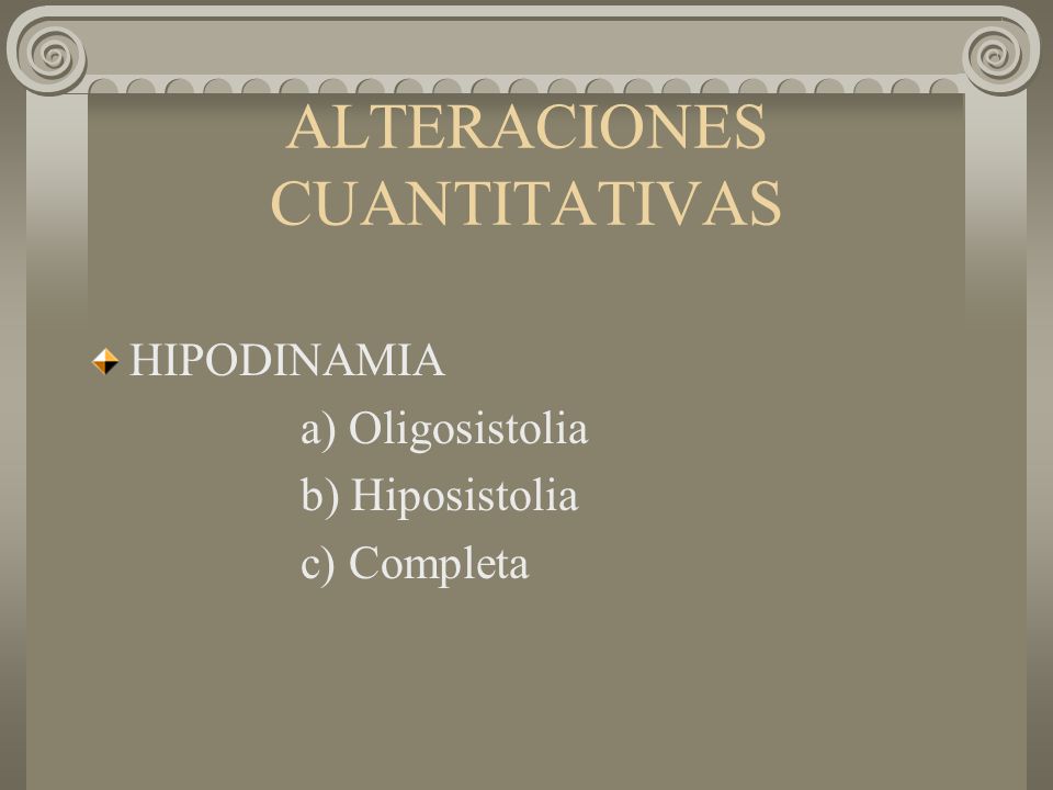 ALTERACIONES CUANTITATIVAS