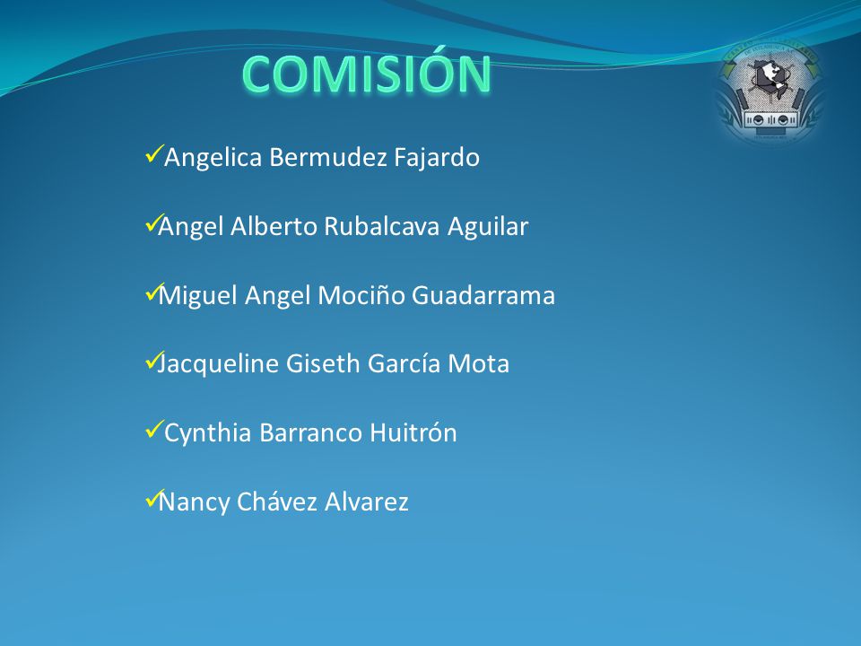 COMISIÓN Angelica Bermudez Fajardo Angel Alberto Rubalcava Aguilar