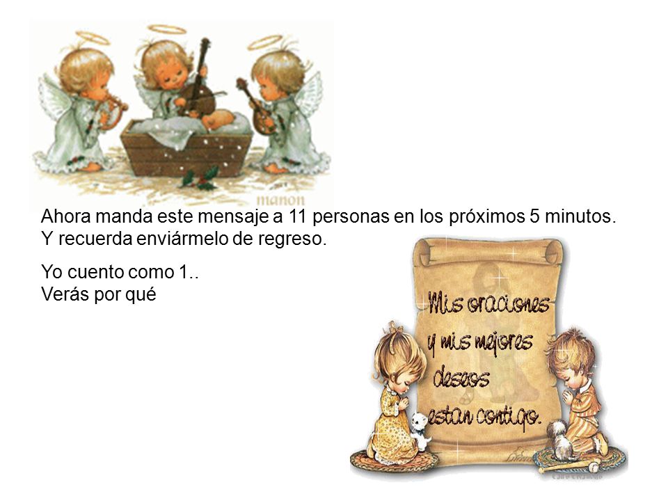 Ahora manda este mensaje a 11 personas en los próximos 5 minutos