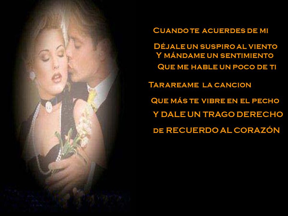 Cuando te acuerdes de mi