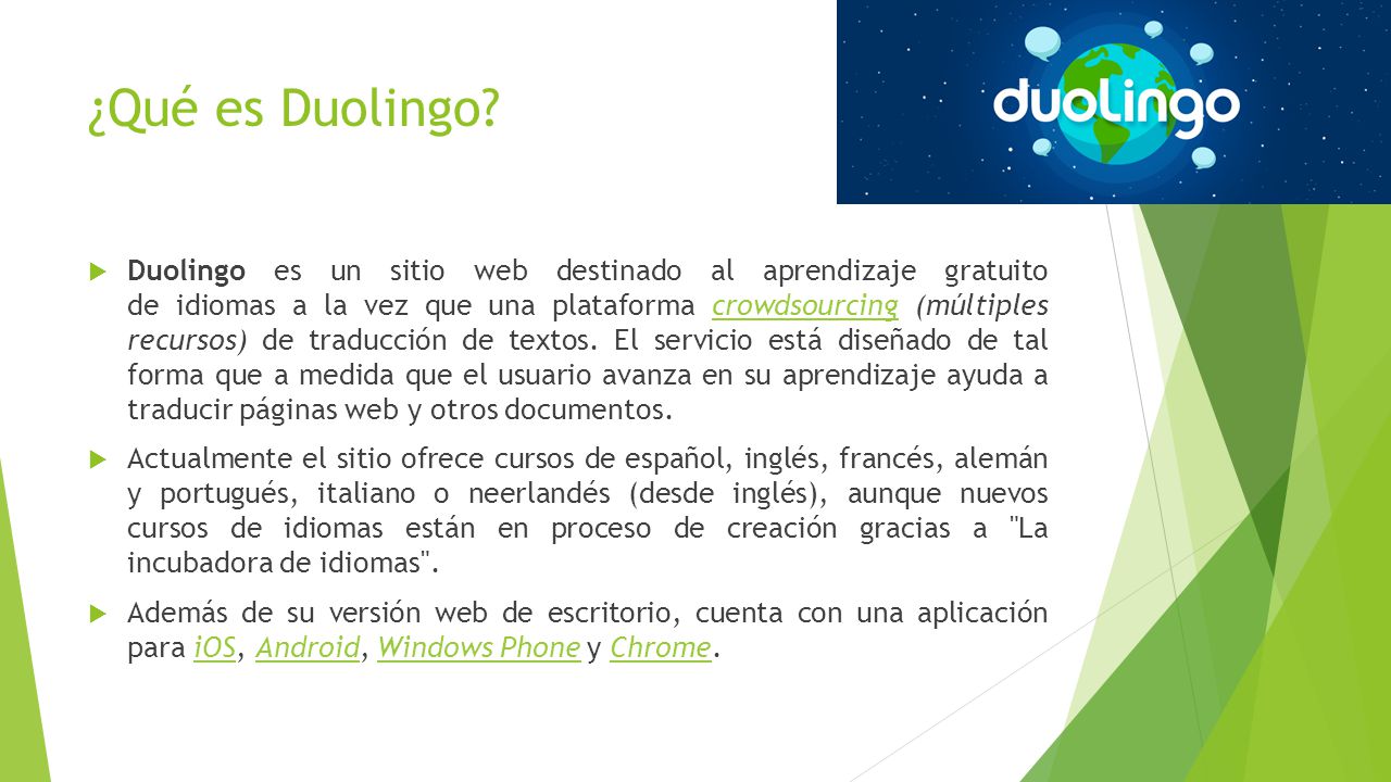¿Qué es Duolingo
