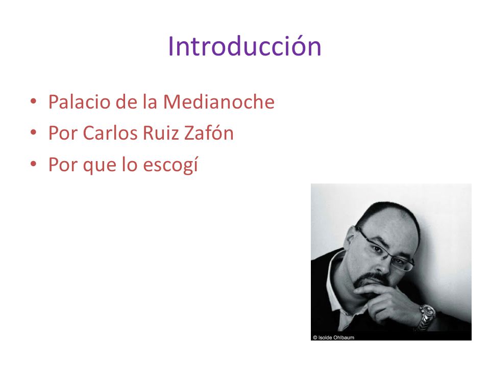 Introducción Palacio de la Medianoche Por Carlos Ruiz Zafón
